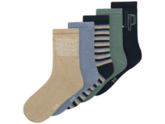 Name It weathered teak socks (5-pack)